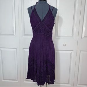Purple fantasy style dress size Small